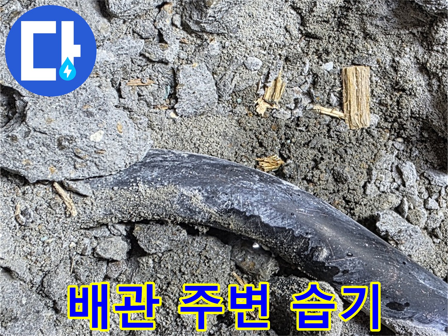 용강동 현대홈타운 - 배관 주변 습기 - 초기 누수 발견, 빠른 조치가 필요합니다.