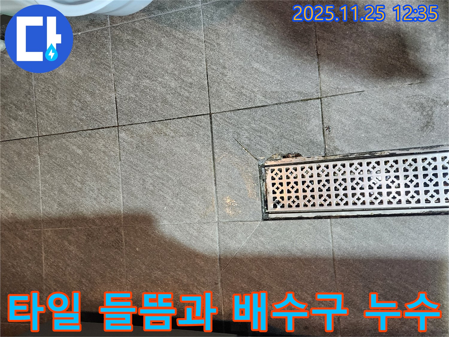 포천 신북면 누수 사례 - 타일 들뜸과 배수구 누수의 연관성 분석