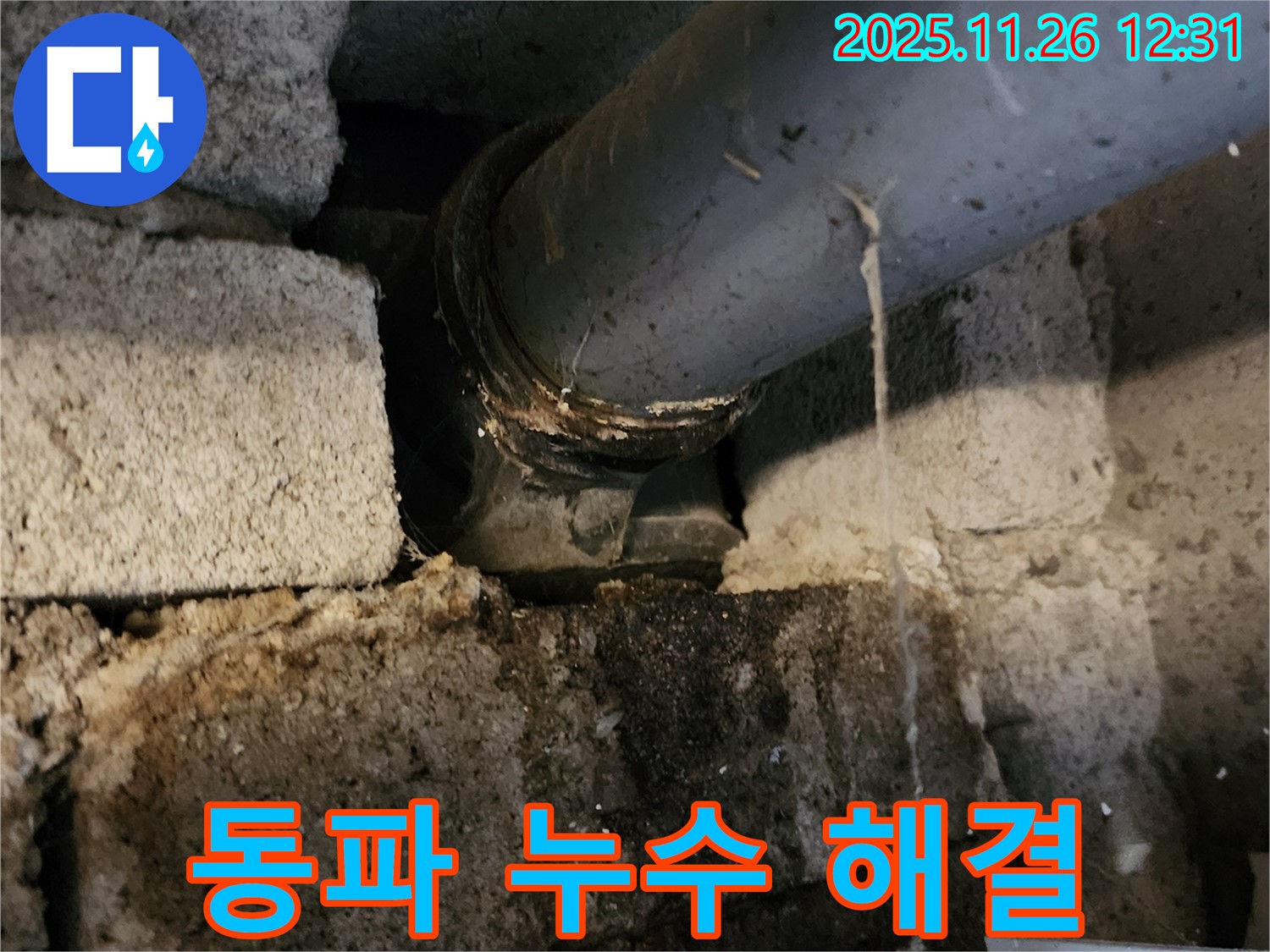 포천시 신북면 고일리 - 겨울철 동파 누수, 신속하고 꼼꼼하게 해결!