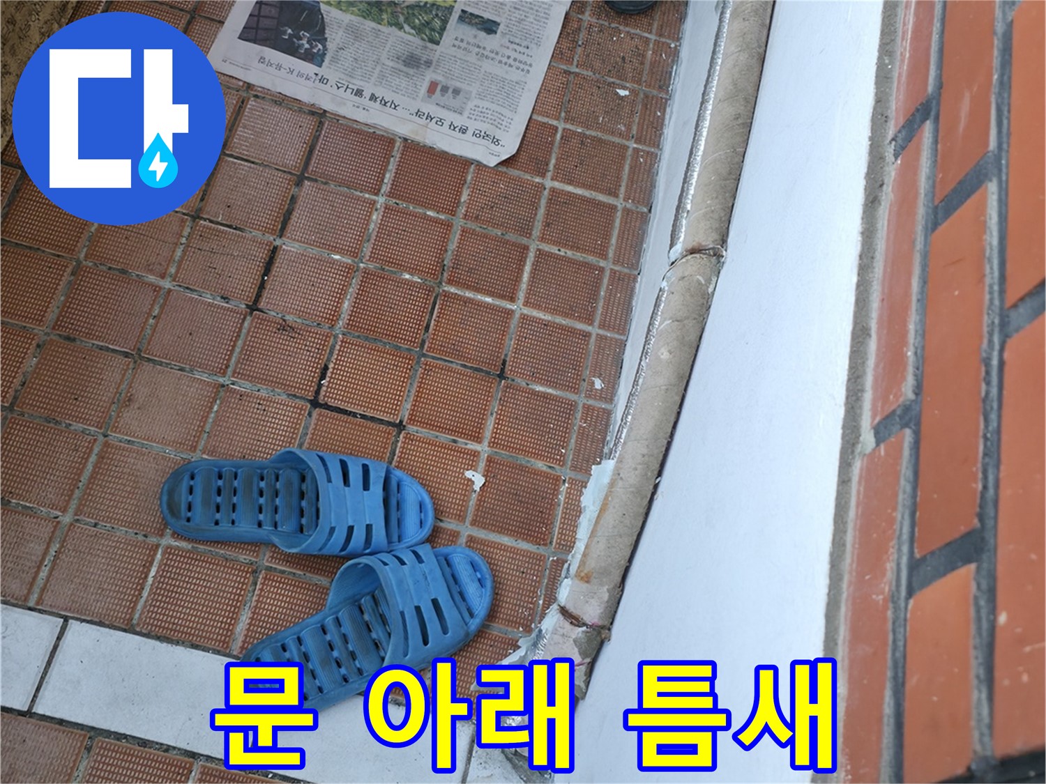 서초구 서초2동 누수 - 현관문 아래 틈새는 벌레 침입과 누수 위험을 동시에 초래합니다