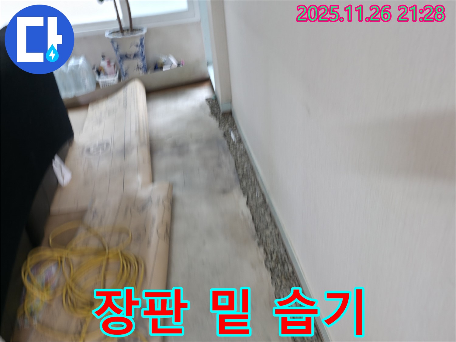 서초구 서초2동 장판 아래 습기 누수 해결 - 곰팡이 걱정 없이 쾌적하게!