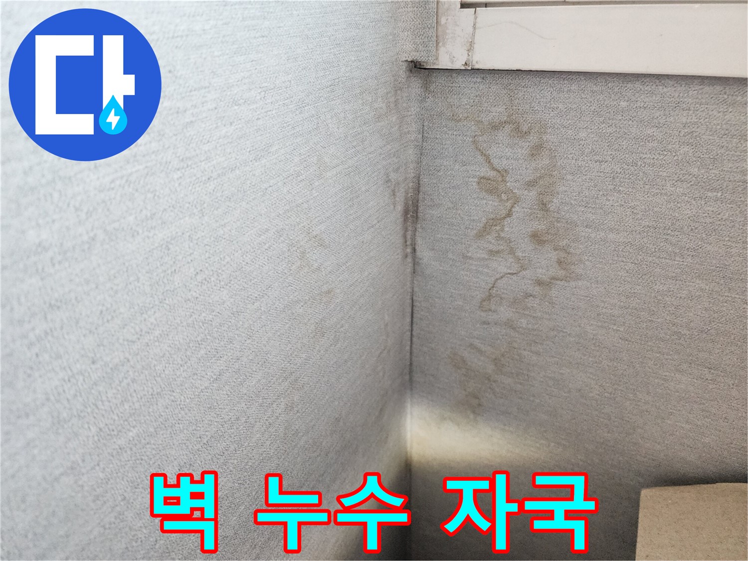 수원 아파트 누수, 장안구 삼성아파트 벽면 누수 자국 - 전문 장비와 기술력으로 정확하게 진단합니다.