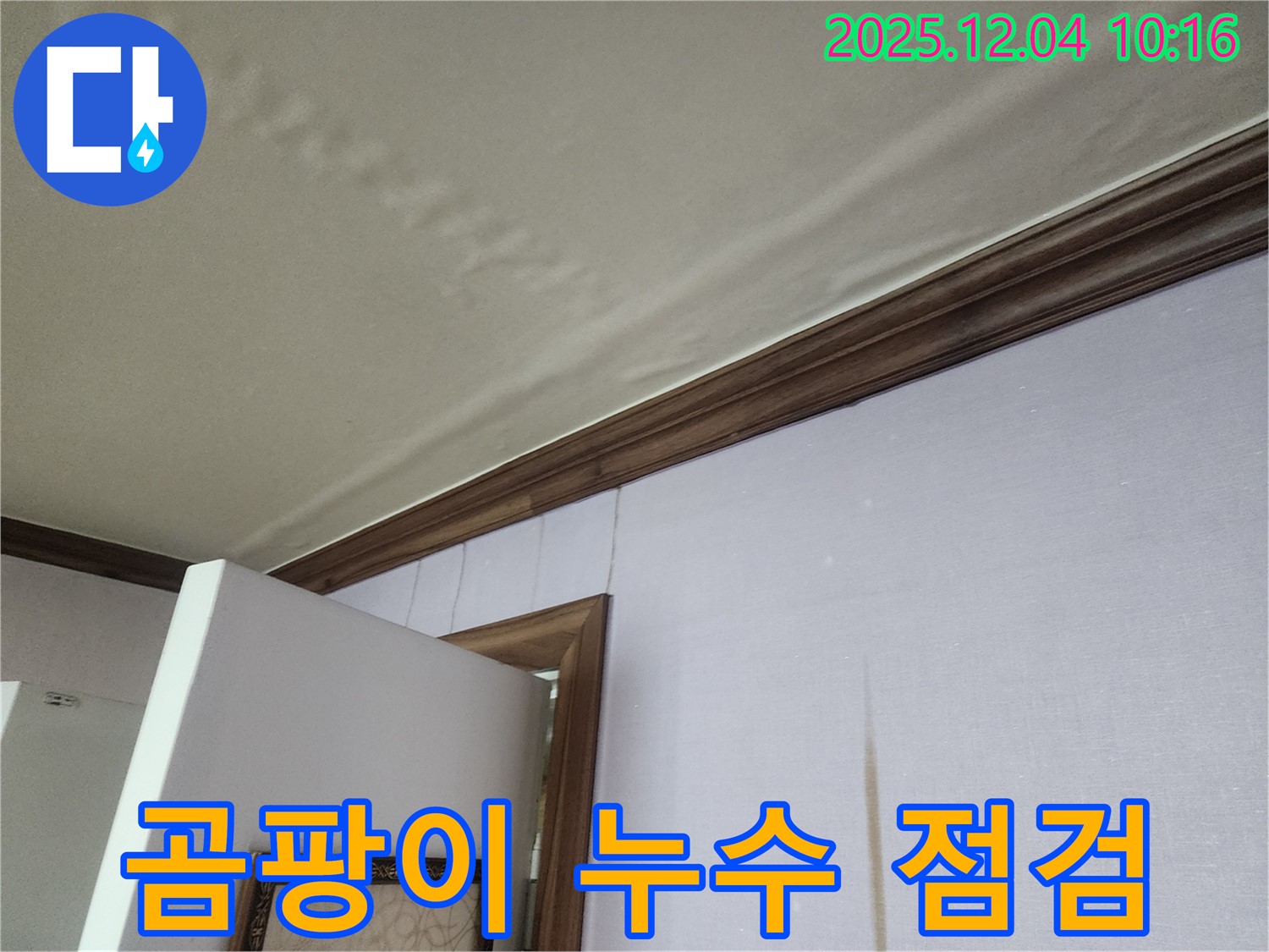 경기도 포천시 일동면 곰팡이 누수 점검 - 꼼꼼한 점검으로 숨겨진 누수까지 찾아냅니다.