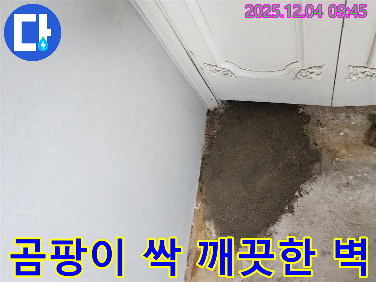 포천시 일동면 유동리 누수 - 누수 잡고 곰팡이까지 싹! 깨끗한 벽으로 변신