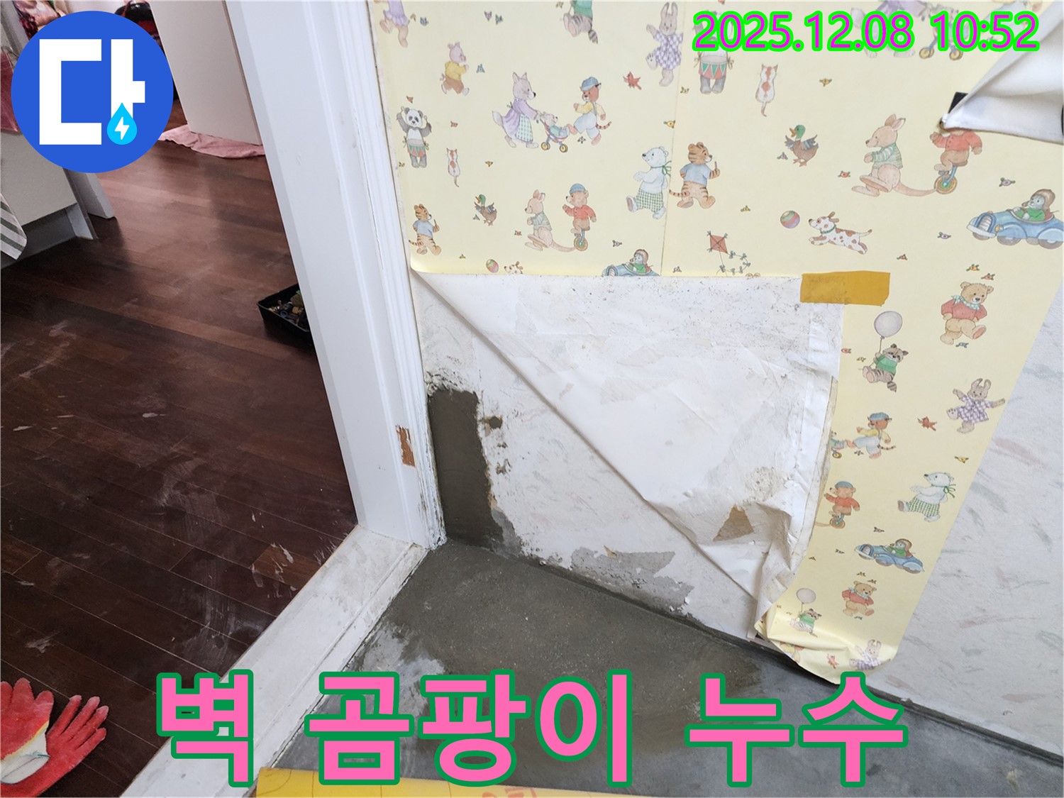 영중면 거사리 벽 곰팡이 누수 현장 - 꼼꼼한 시공으로 누수 해결