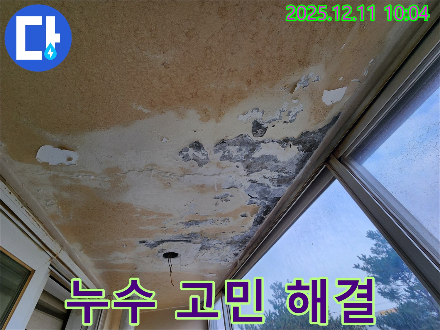경기도 포천시 영중면 남궁리 - 천장 누수 고민 해결, 완벽한 시공