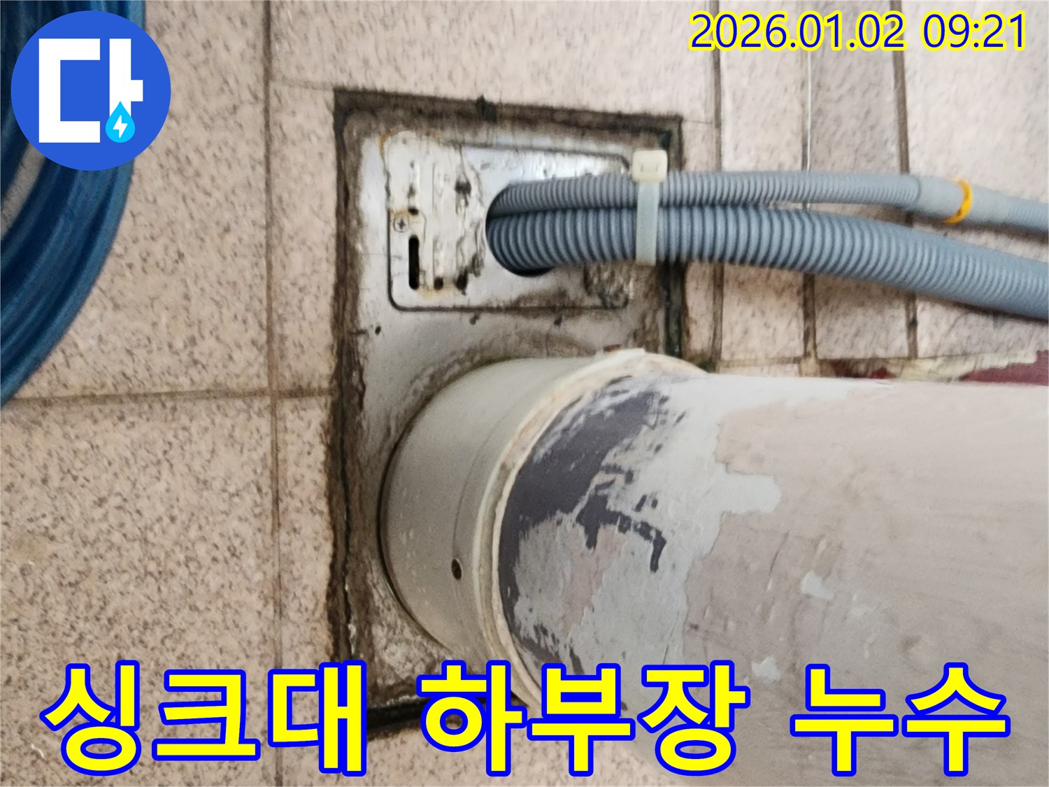 노원구 상계9동 싱크대 하부장 누수 - 습기로 인한 곰팡이 제거 및 누수 해결!