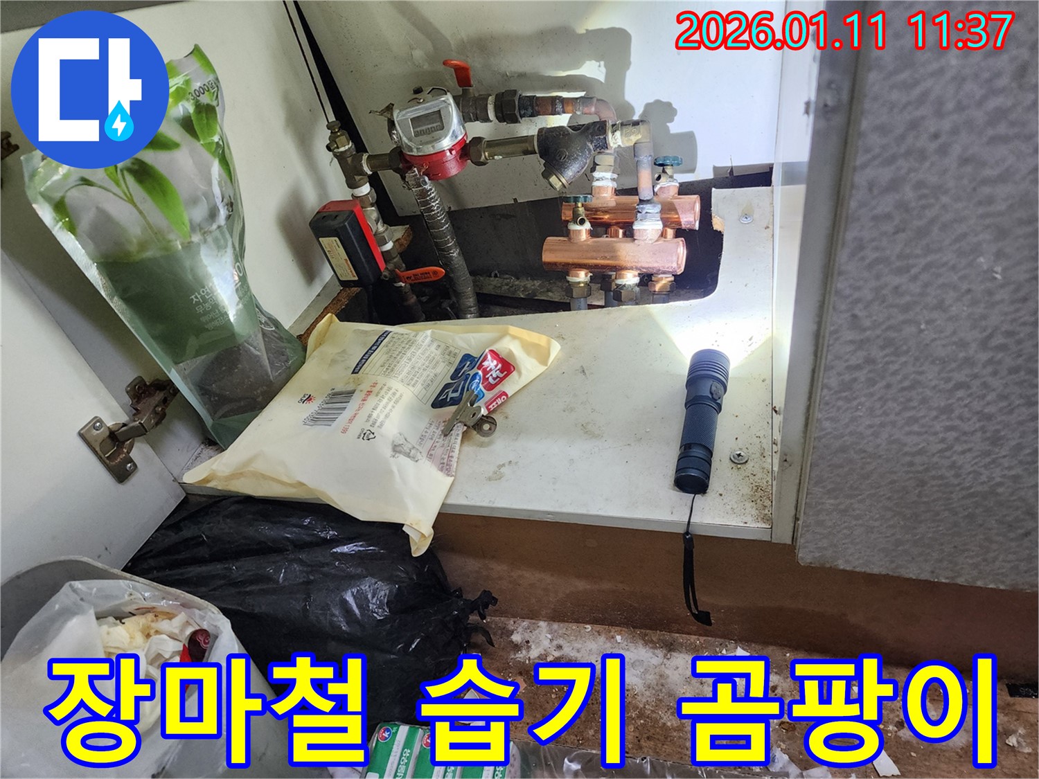 석촌동 누수 - 장마철 습기와 곰팡이, 누수를 의심하고 꼼꼼하게 점검하세요.