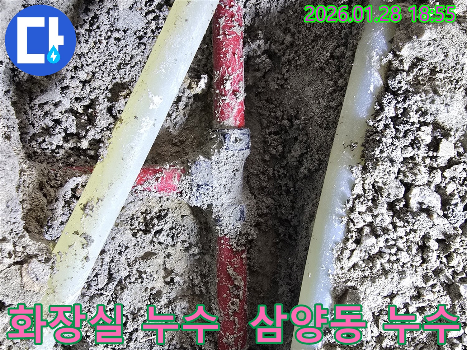 강북구 삼양동에서 발생한 화장실 누수 - 곰팡이 문제까지 완벽하게 해결합니다.