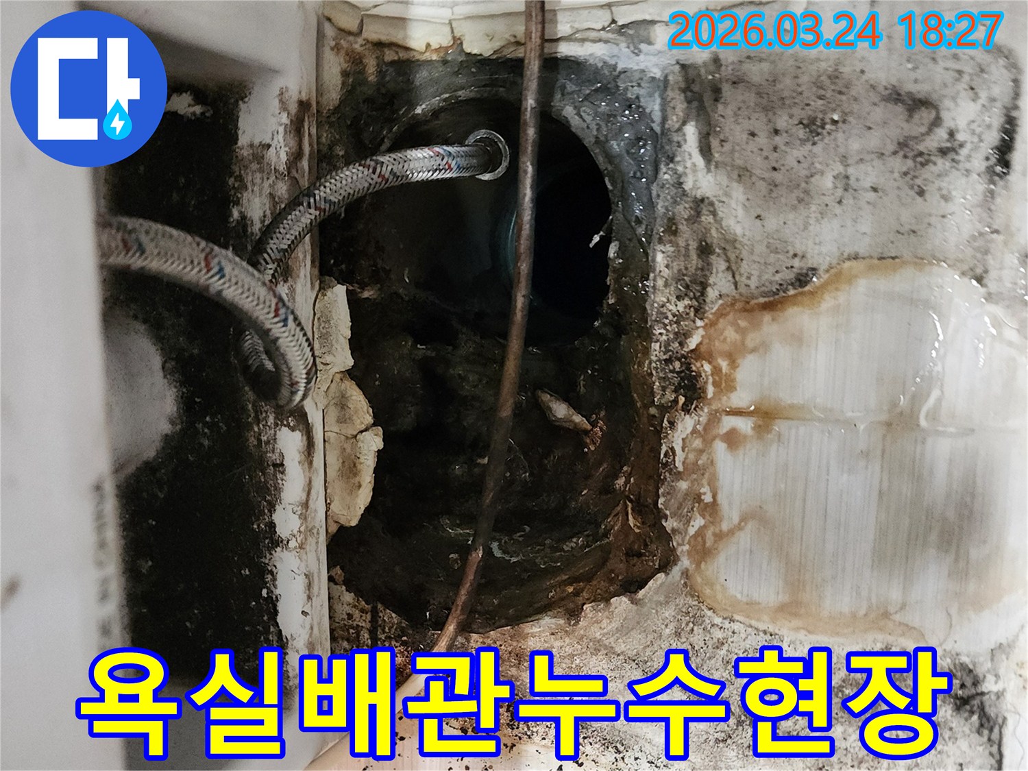 이-사진은-오래된-욕실-배관에서-발생한-심각한-누수-현장을-보여줍니다-주변에-곰팡이와-물때가-가득합니다.