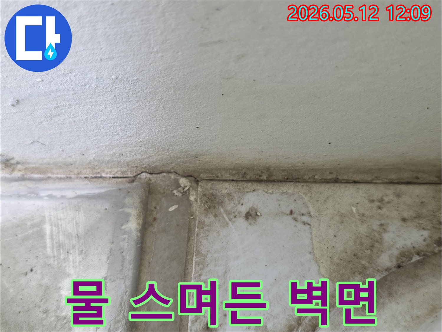 물기가-스며들어-벽면이-젖고-곰팡이가-발생한-누수-현장의-클로즈업-이미지입니다.