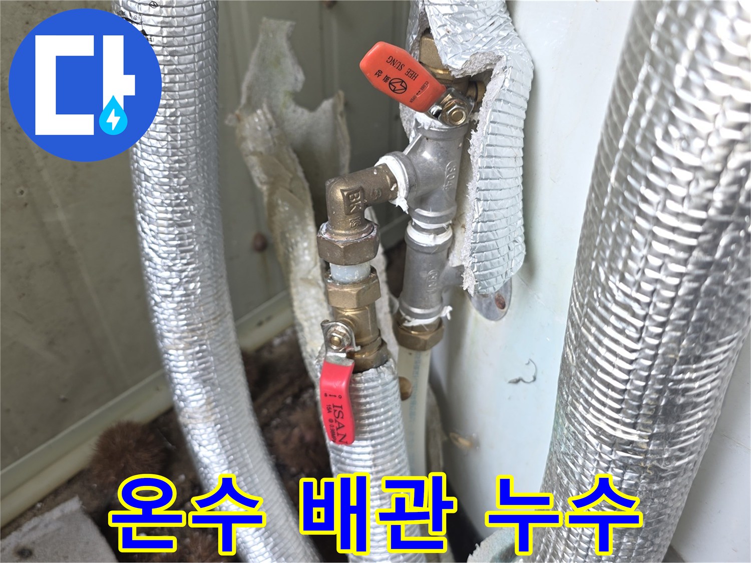 이천-모가면-주택의-온수-배관에서-발생한-누수-지점을-정확하게-진단하고-신속하게-보수하기-위해-점검하는-사진입니다.