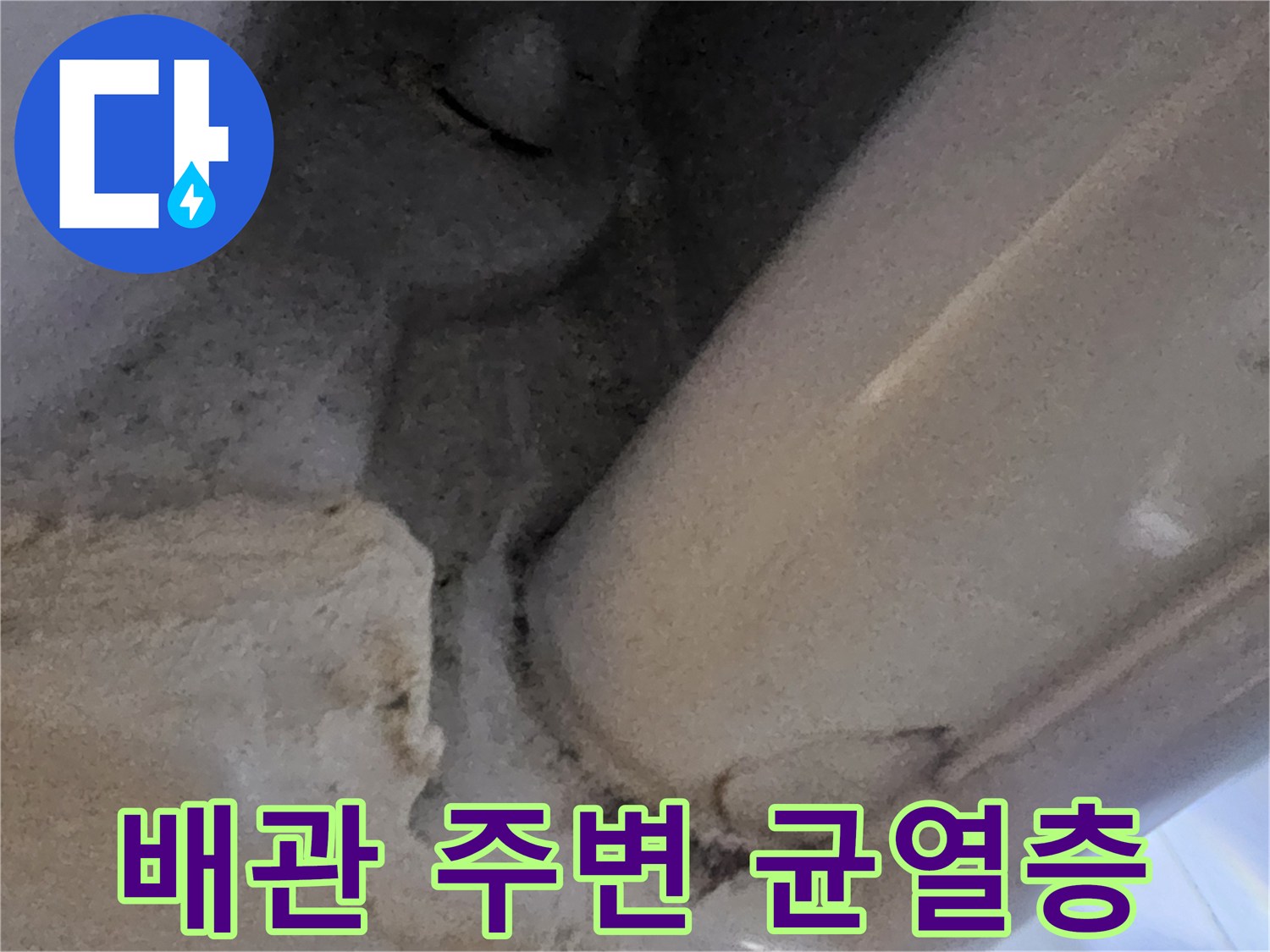 욕실-천장-내부-배관-틈새-상태-조사