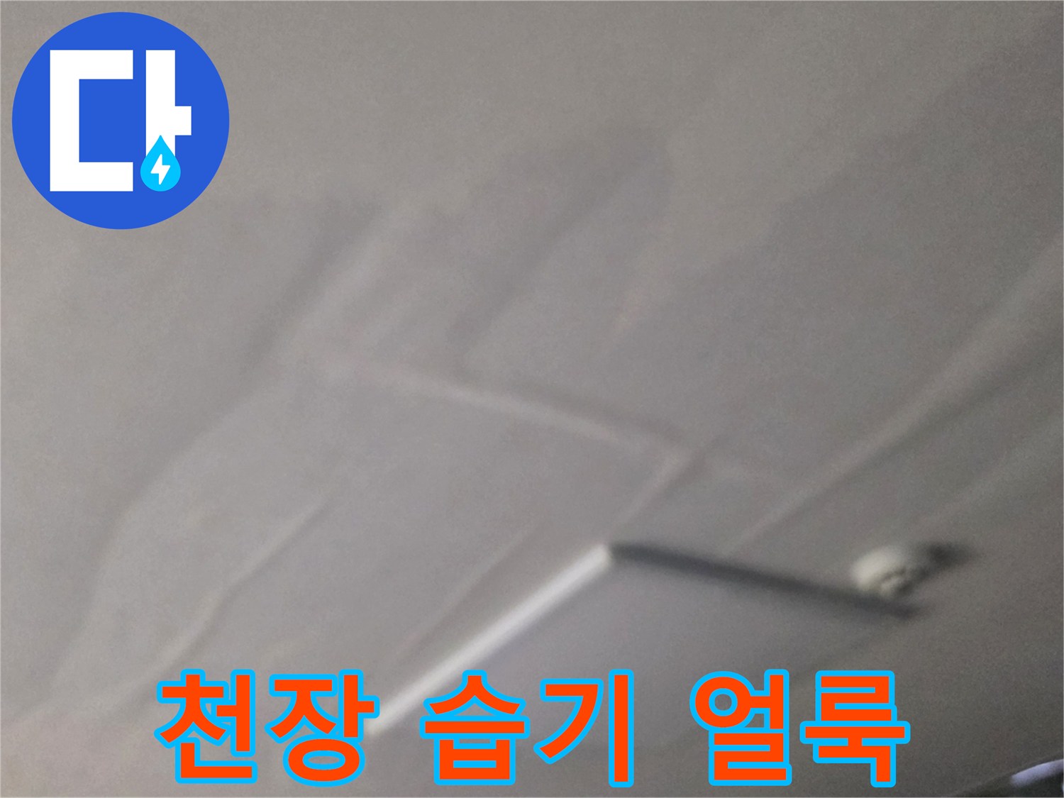 남양주 별내동-곰팡이와 물자국이 심한 천장 내부